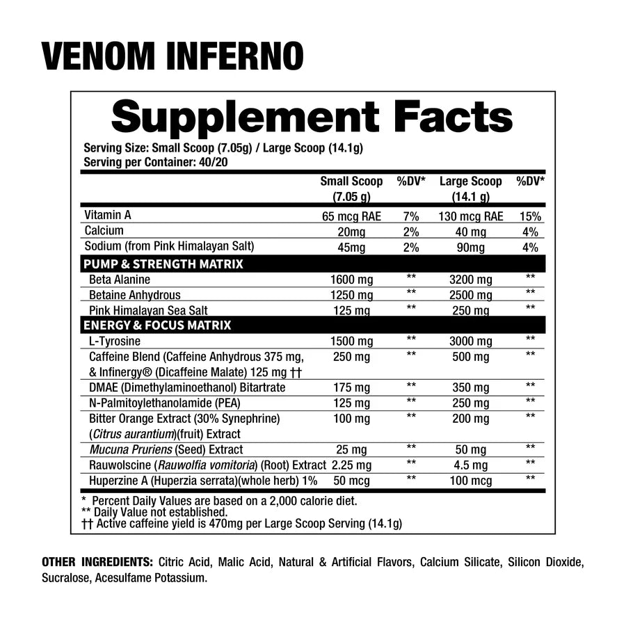 Venom Inferno - 40 servicios