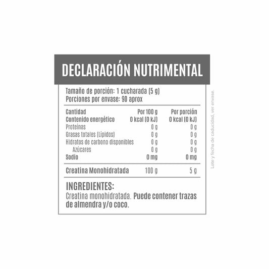 Creatina Monohidratada BIRDMAN- 450 gramos