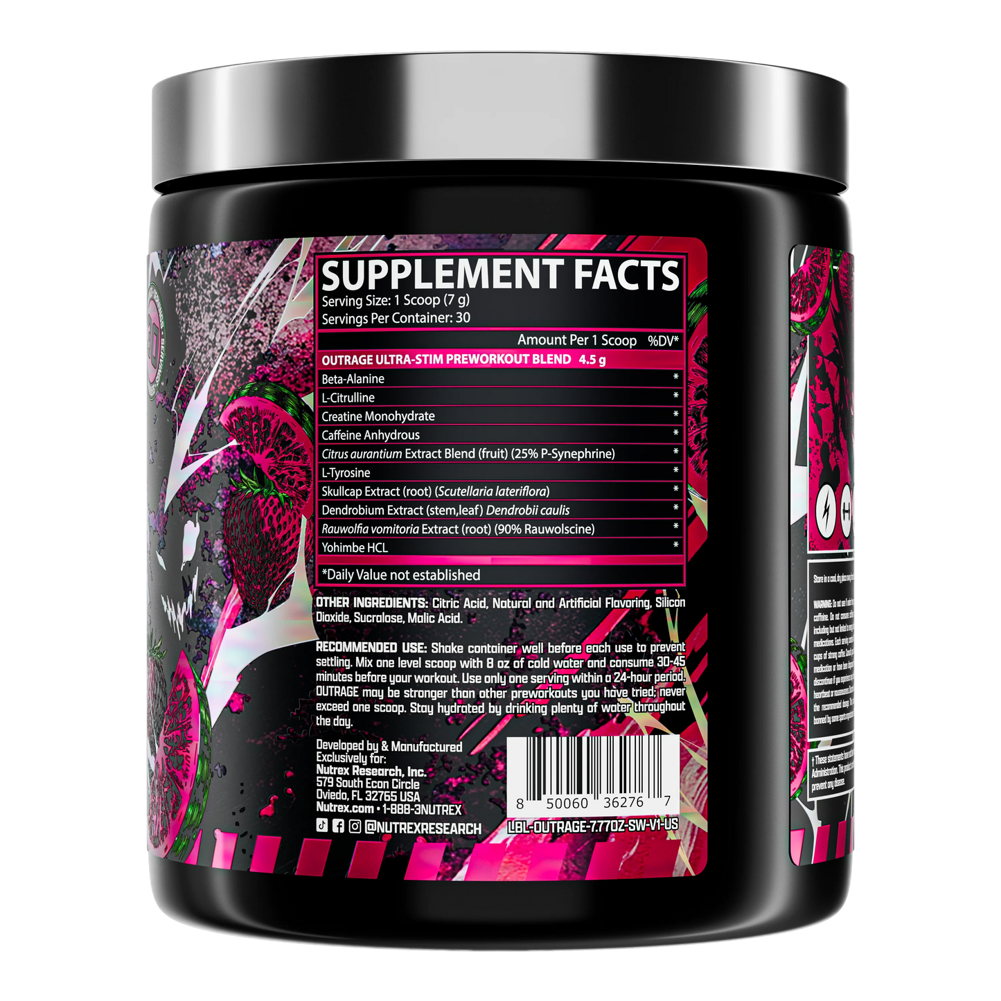 Outrage Ultra Stim Pre-Workout - 30 serv